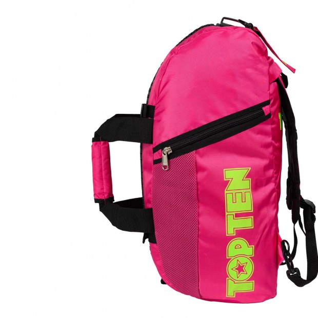 Αθλητική Τσάντα TOP TEN Πλάτης με Συνδυασμό Daffle Τσάντα Ροζ