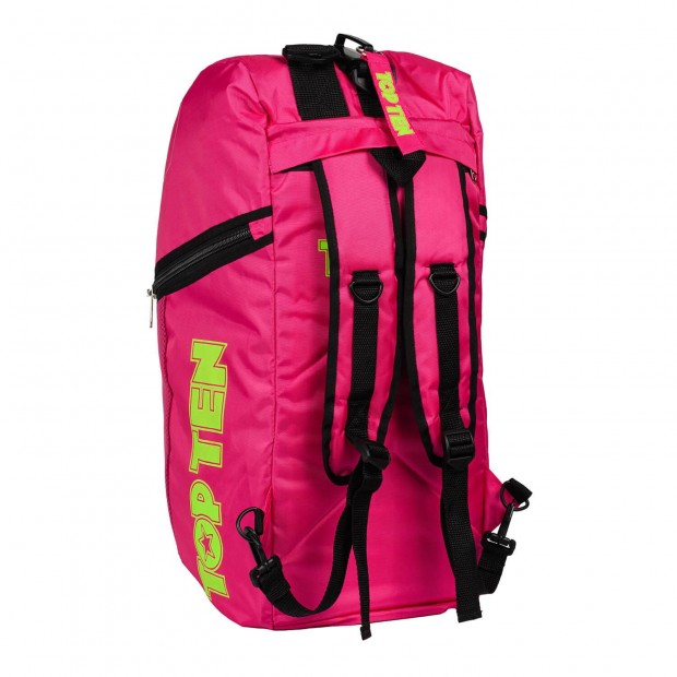 Αθλητική Τσάντα TOP TEN Πλάτης με Συνδυασμό Daffle Τσάντα Ροζ