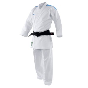 Karate Στολή adidas K192 DNA WKF Primegreen - Άσπρο / Κόκκινο