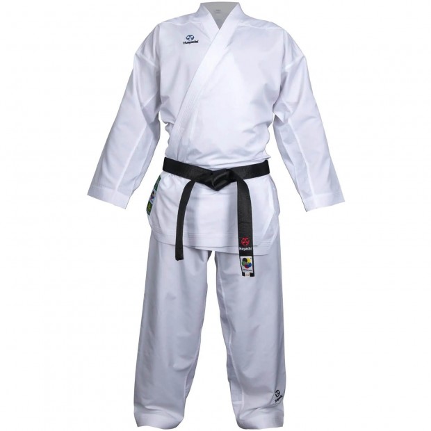 Στολή Καράτε Hayashi GREEN PREMIUM KUMITE WKF Εγκεκριμένη - Άσπρο