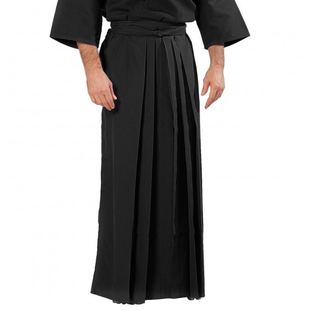 Παραδοσιακό Ιαπωνικό HAKAMA Olympus - Μαύρο