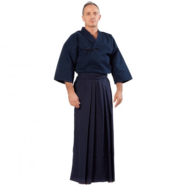 Παραδοσιακό Ιαπωνικό HAKAMA Olympus - Μαύρο