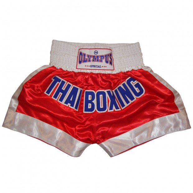 Σορτσάκι Olympus THAIBOXING Αστέρια και Ρίγες  - Κόκκινο