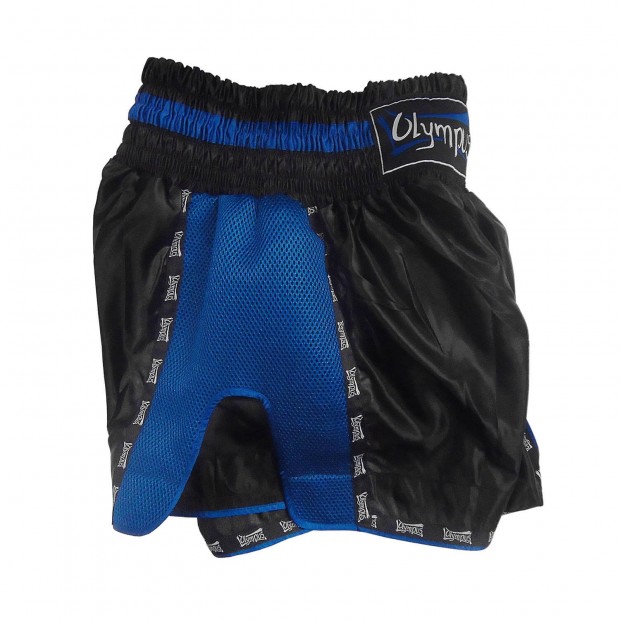 Σορτσάκι Olympus THAI Σατέν Υβριδικό Πλευρικό Διχτάκι - Μαύρο / Κόκκινο