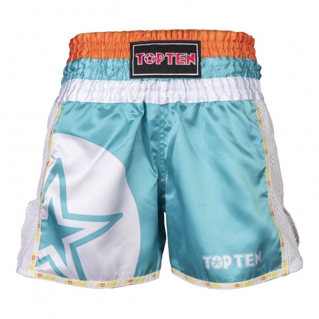 Thaiboxing Σορτσάκι TOP TEN STAR - Μαύρο / Χρυσαφί