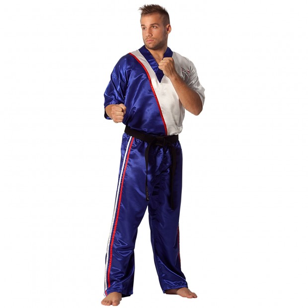 Στολή Kick Boxing Team Olympus Μπλε/Λευκή