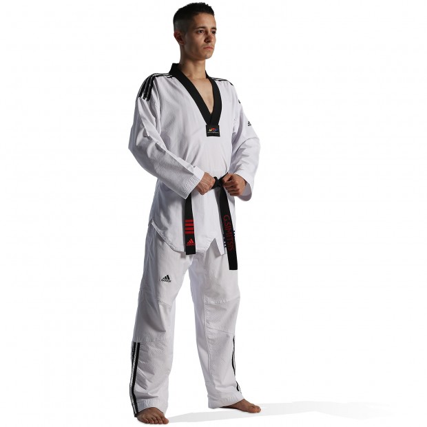 Taekwondo Στολή adidas FIGHTER /// Λωρίδες - ADITF02