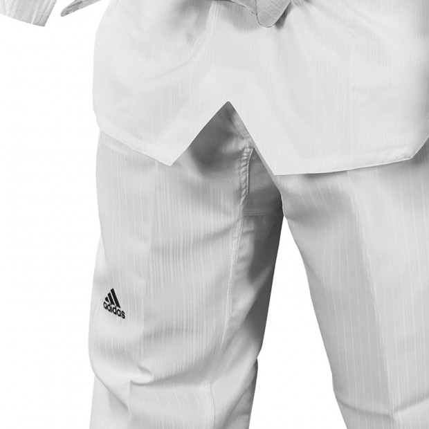 Taekwondo Στολή adidas ADI-START Άσπρο Ρεβέρ Πολυεστέρα – adiTS01