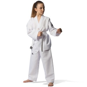 Taekwondo Στολή adidas ADI-START Άσπρο Ρεβέρ – adiTS01