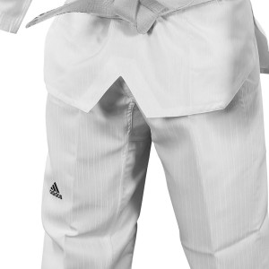 Taekwondo Στολή adidas ADI-START Άσπρο Ρεβέρ – adiTS01