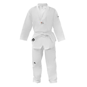 Taekwondo Στολή Adidas ADI-START II Άσπρο Ρεβέρ – adiTS01