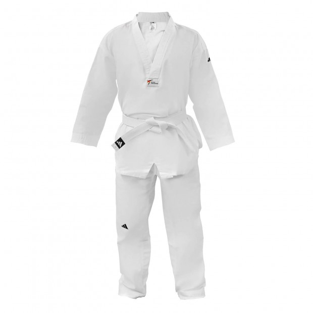 Taekwondo Στολή Adidas ADI-START II Άσπρο Ρεβέρ – adiTS02