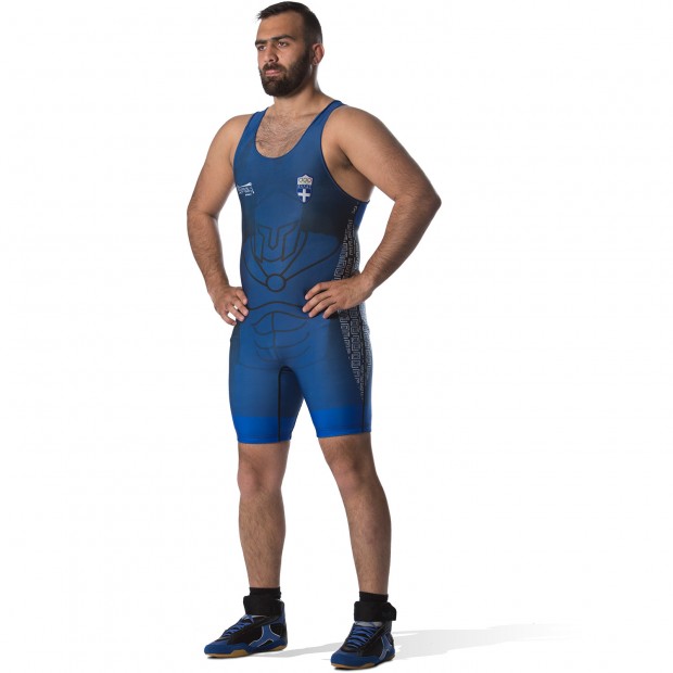 Παλαιστικό Μαγιό Olympus Spartan Hellas - Κόκκινο