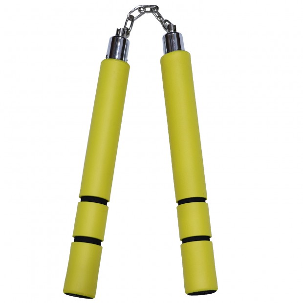 Κρόταλα Olympus TRAINING Αφρολέξ Αλυσίδα Κίτρινο/Μαύρο 30cm – E119