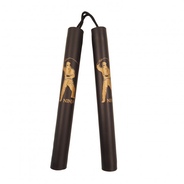 Nunchaku Σκοινί Αφρολέξ Μαύρο Νίντζα
