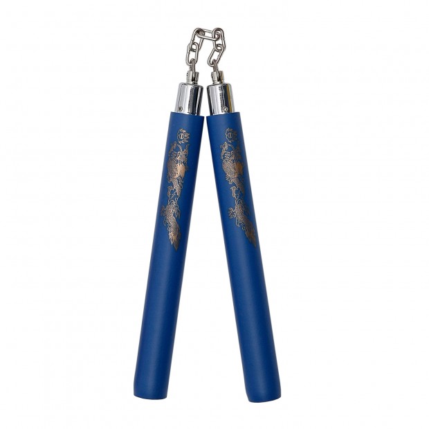 Nunchaku Αλυσίδα Αφρολέξ - Χρυσός Δράκος Μπλε