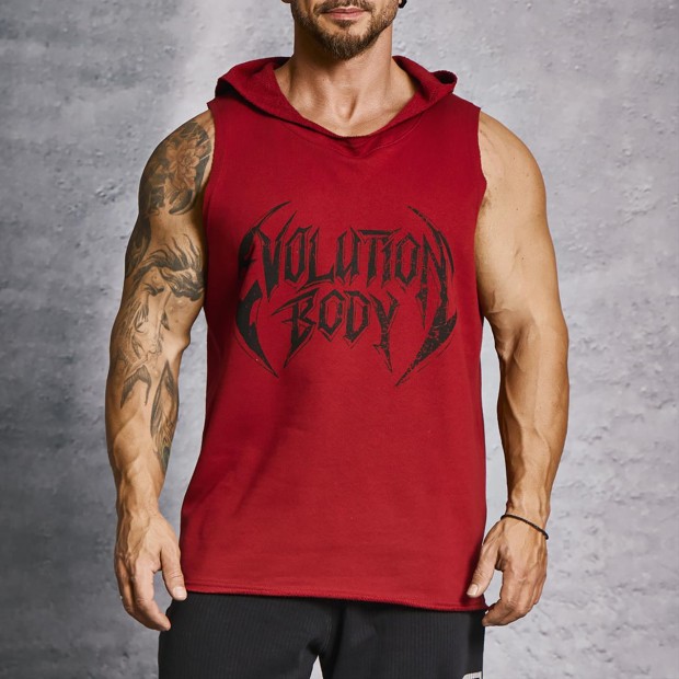 Evolution Body Αμάνικο με κουκούλα METAL