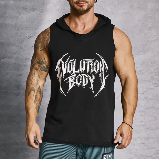 Evolution Body Αμάνικο με κουκούλα METAL