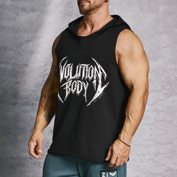 Evolution Body Αμάνικο με κουκούλα METAL