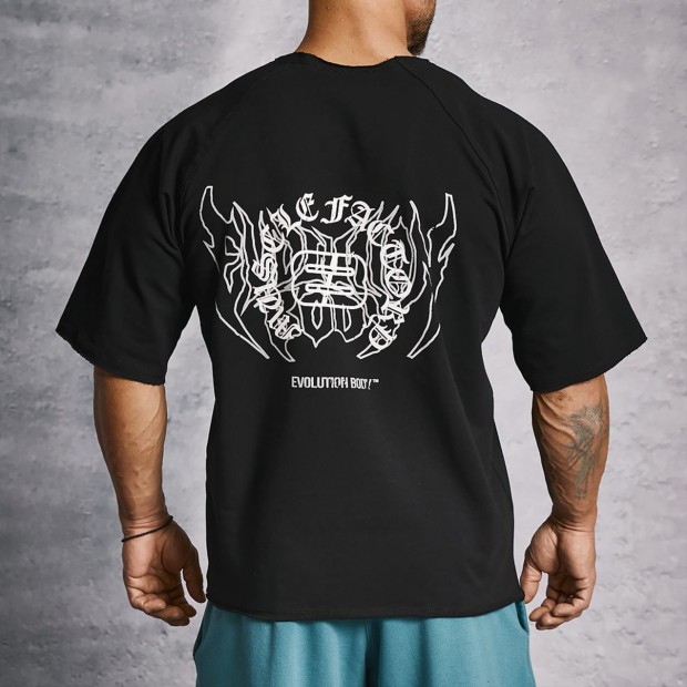 Evolution Body Κοντομάνικη Μπλούζα Horror